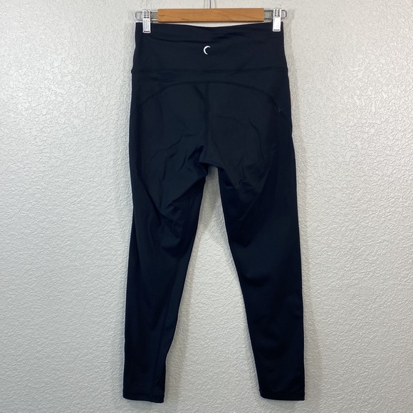 Zyia Momentum Black Moto 7/8 Leggings size 8-10 - Picture 6 of 10